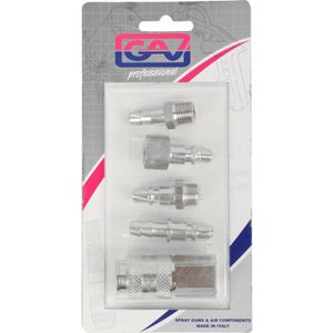 GAV UNI-5AM 5-Piece Quick Coupler Set